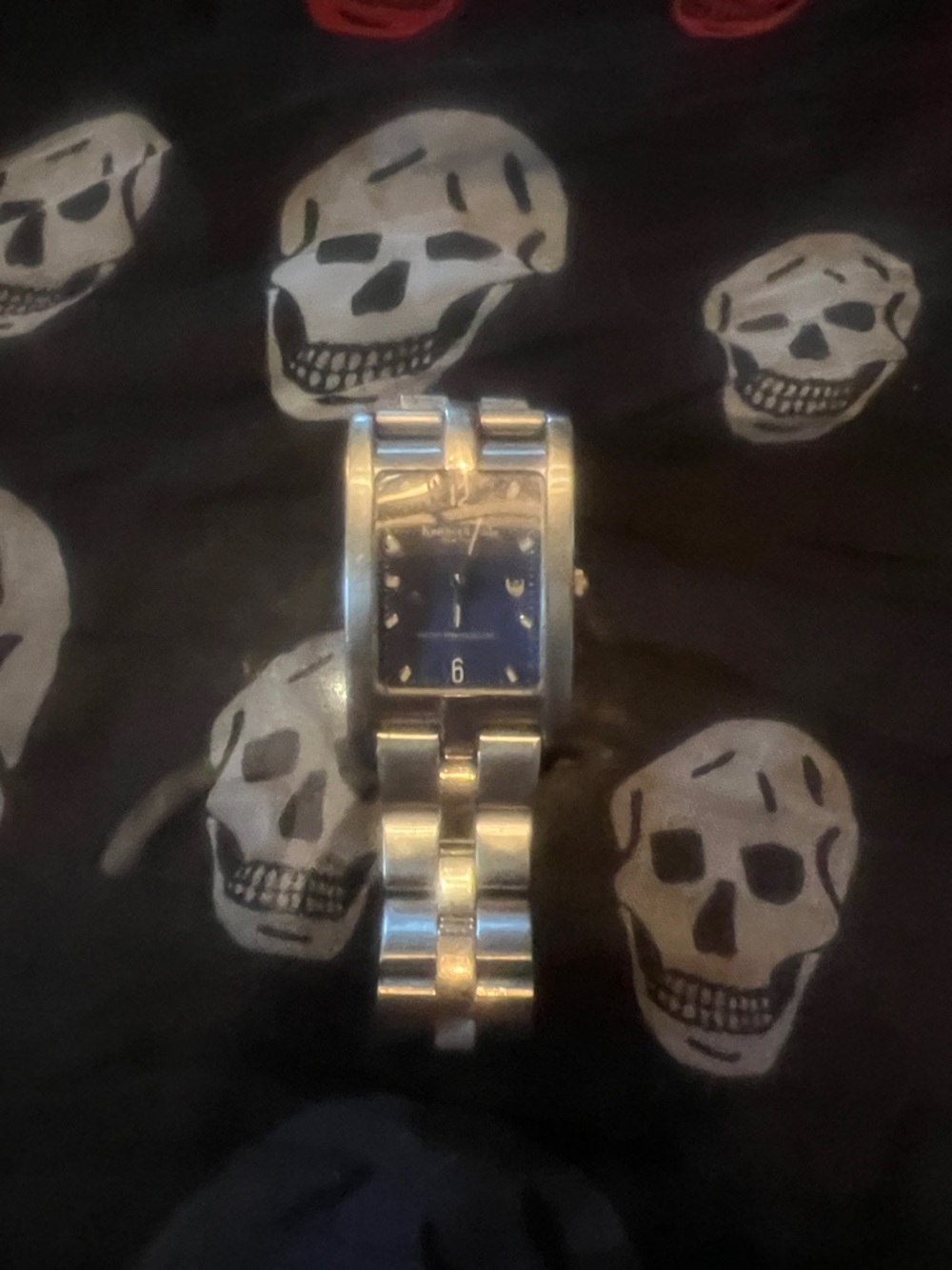 Kenneth Cole Stainless Steel Men's Bracelet Watch with Blue Dial